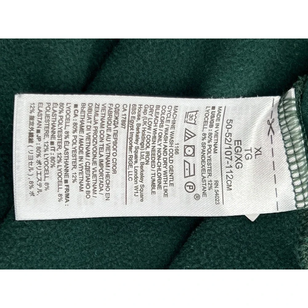 Banana Republic Polartec Pullover Long Sleeve Green Athletic‎ Top XL